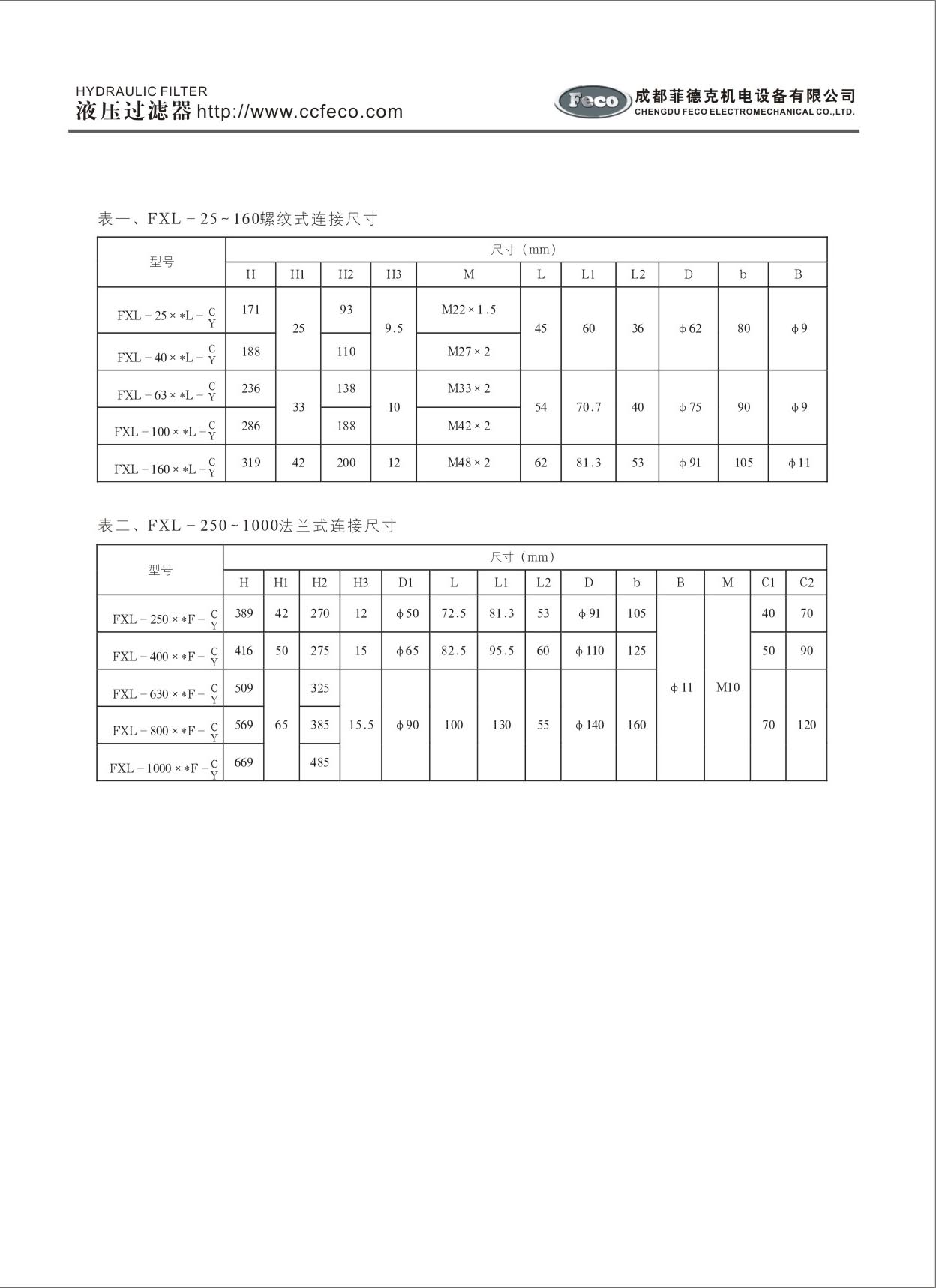 FXL系列自封式吸油過濾器